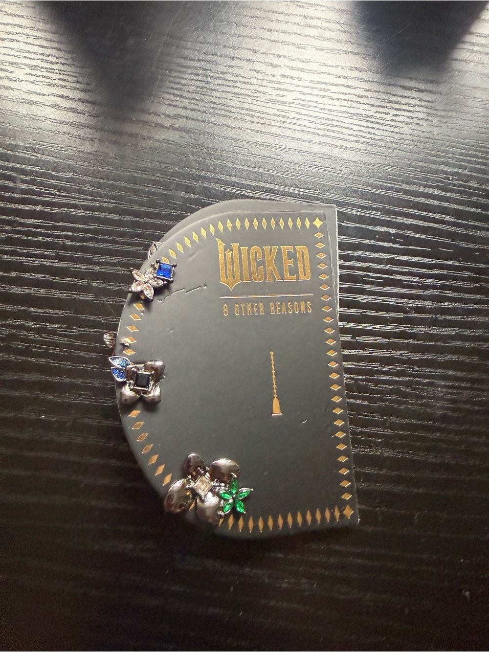 8 Other Reasons Wicked Enamel Pin Set - Black with Blue & Green Accents
